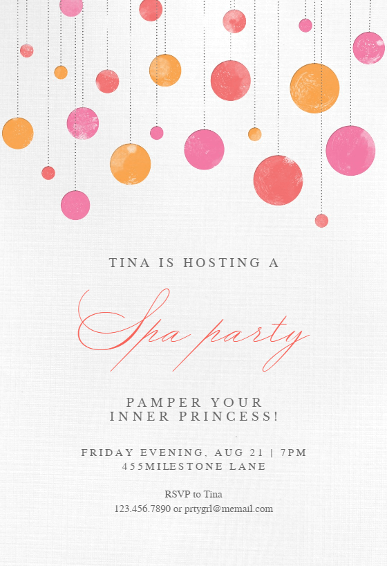 Printable Party Invitations (Free) | Greetings Island