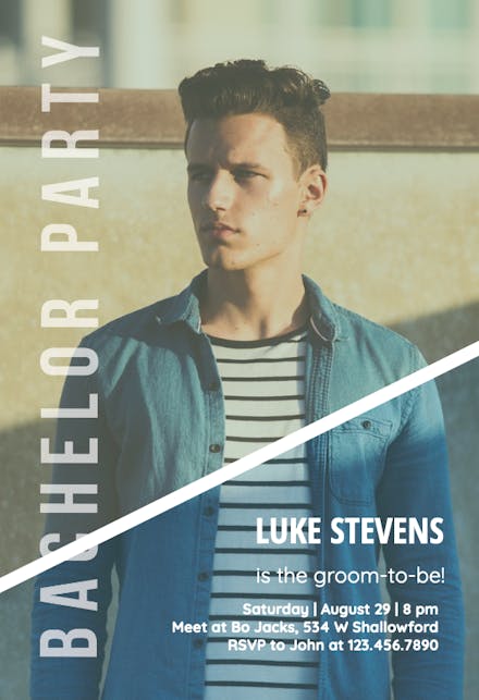 Bachelor Mag - Bachelor Party Invitation