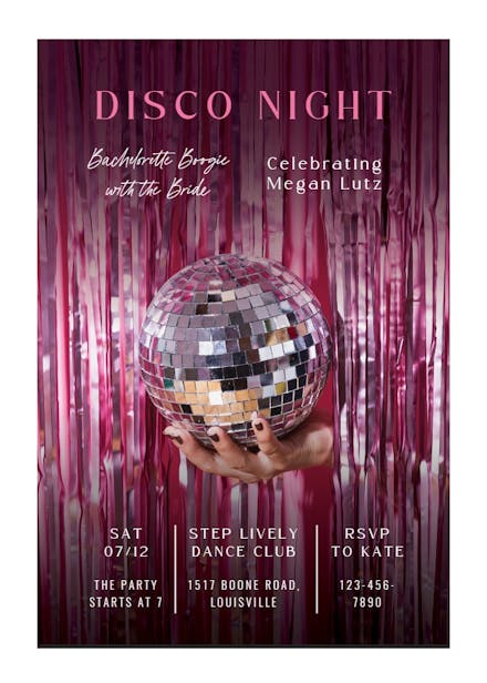 Play ball - bachelorette party invitation