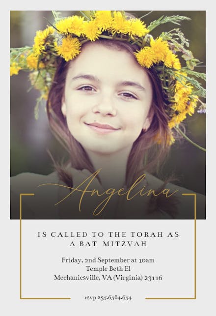 New Era - Bar Mitzvah & Bat Mitzvah Invitation