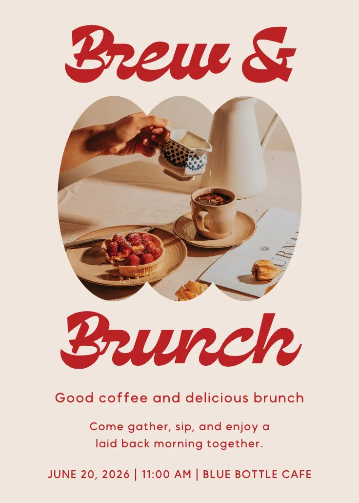 Good coffee club - приглашение на бранч и ланч