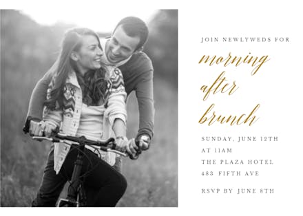 Morning After Brunch - Brunch & Lunch Invitation