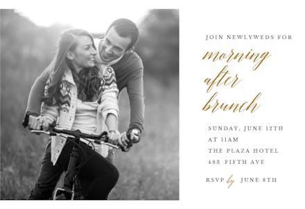 Morning After Brunch - Invitación Para Brunch