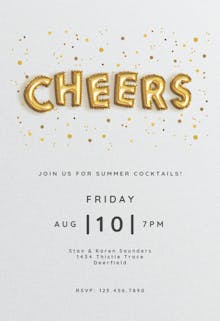 cocktail party invitation templates free greetings island