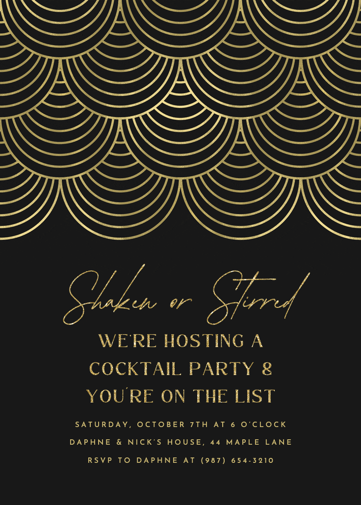 Celebration style - business events invitation