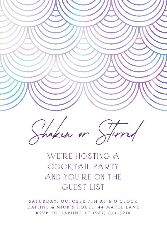Celebration style - business event invitation