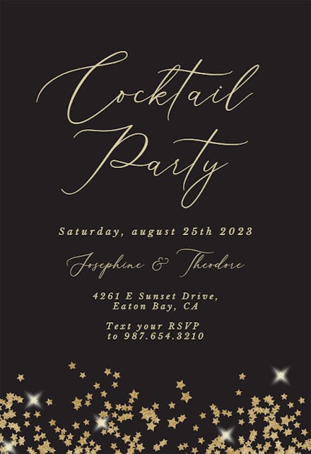 Cocktail Party Invitation Templates (Free) | Greetings Island Cocktail Party Invitation Templates (Free) | Greetings Island
