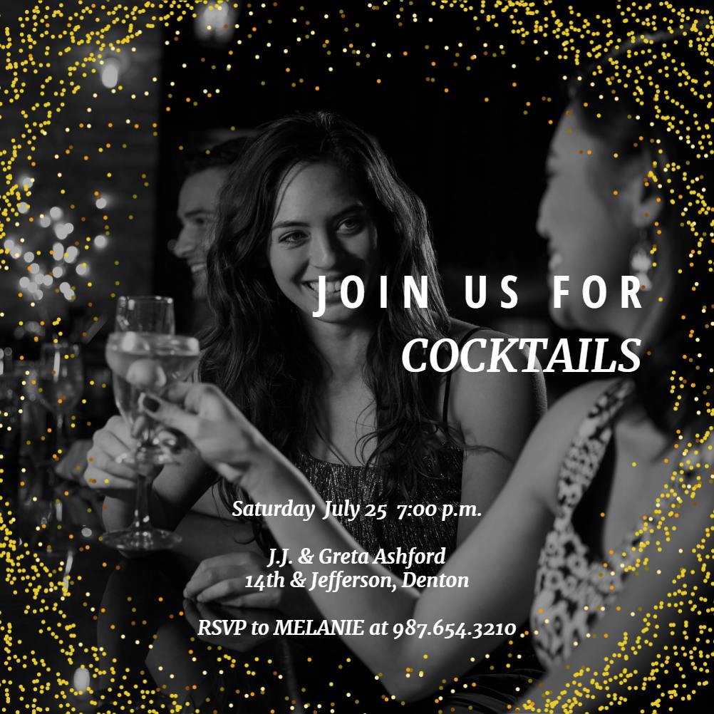 Highlight reel - cocktail party invitation