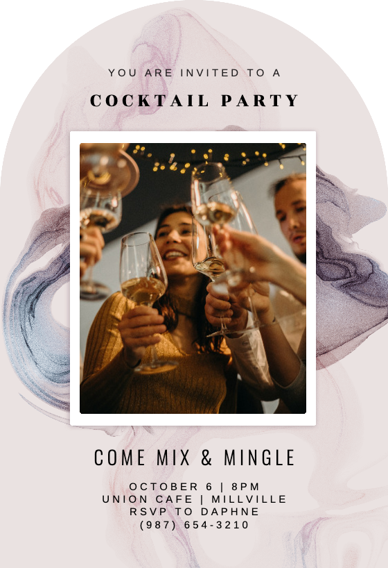 New chapter - Cocktail Party Invitation Template | Greetings Island
