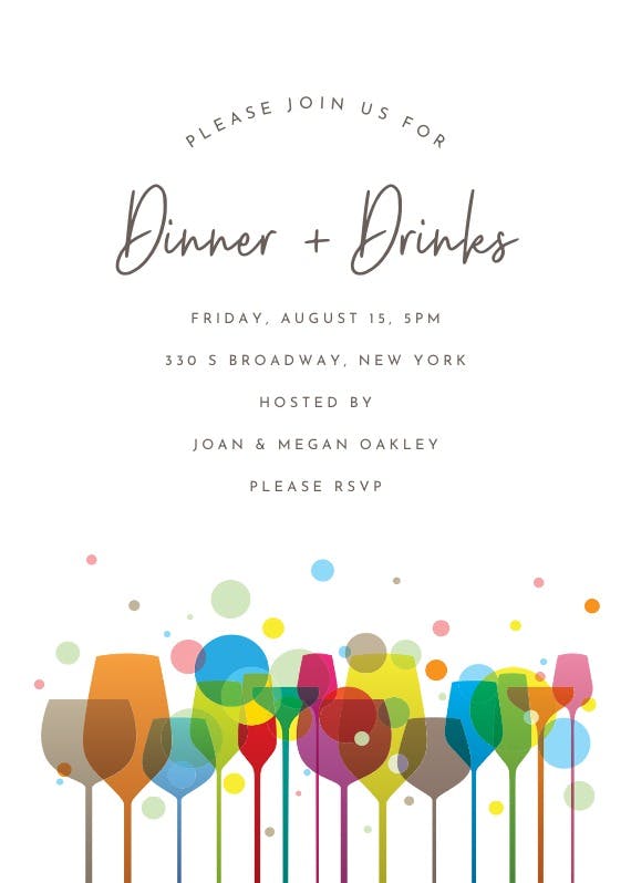 Ambience - printable party invitation
