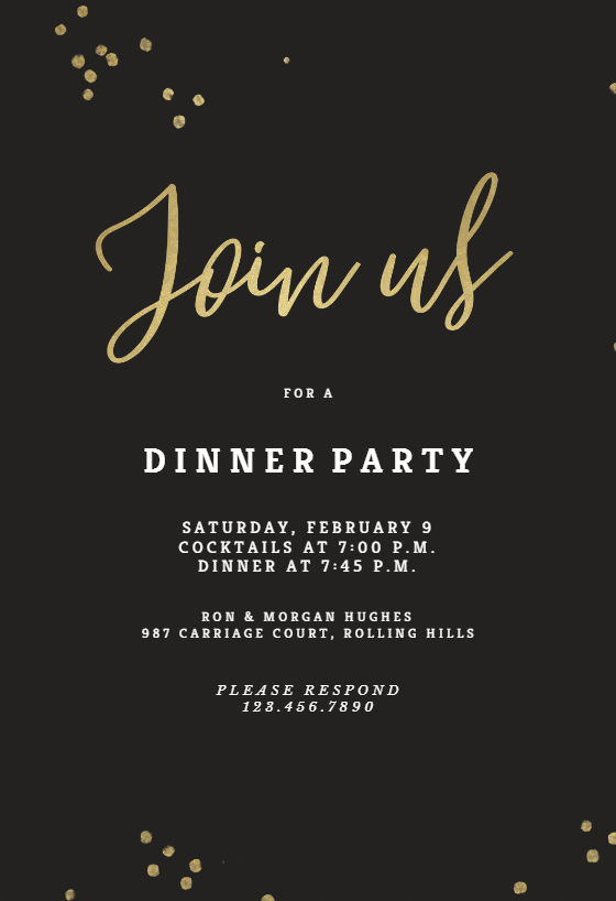 lunch party invitation templates