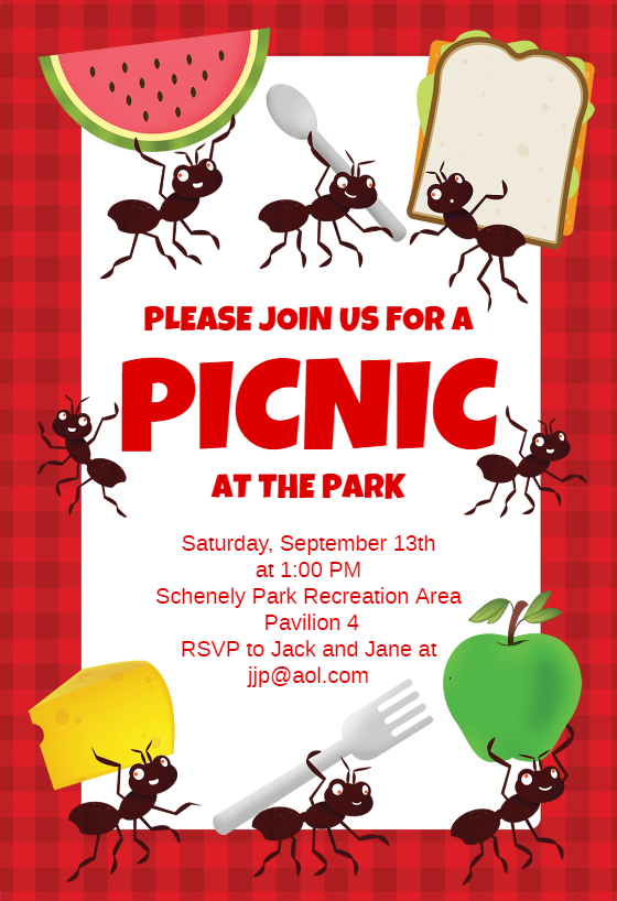 fall picnic flyer templates ms word