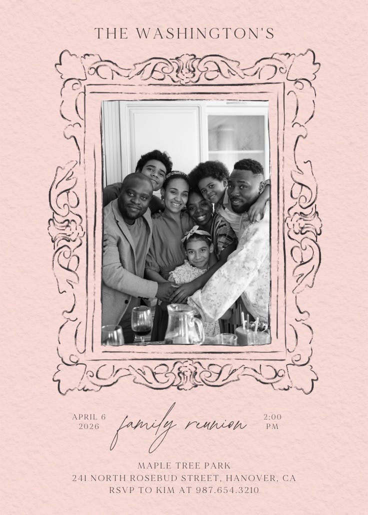 Bound by love - invitación para reunión familiar