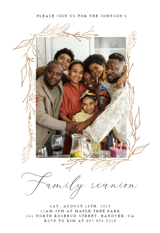 Family Reunion Invitation Templates (Free) | Greetings Island