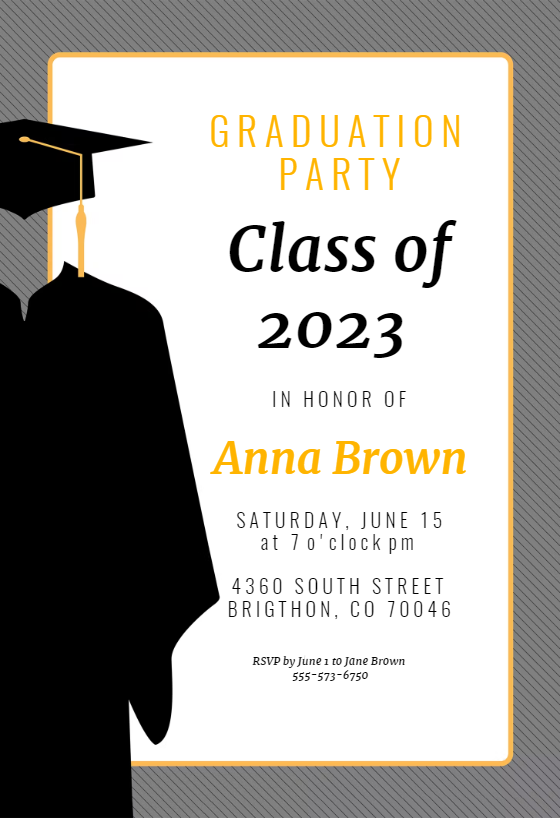graduation party invitations ideas