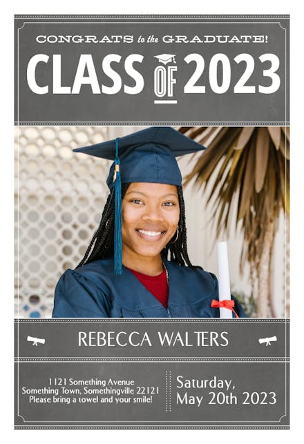 Congrats to The Graduate - Graduation Announcement