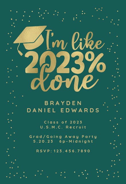 Final Finals - Graduation Party Invitation