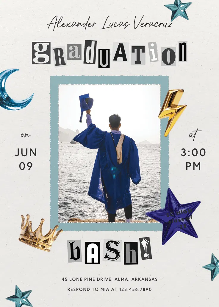 Graduation bash photo - গ্র্যাজুয়েশন পার্টির আমন্ত্রণ