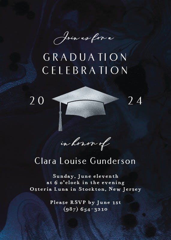 Graduation celebration - graduation party invitation
