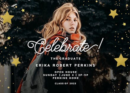 Let’s roll! - Graduation Party Invitation