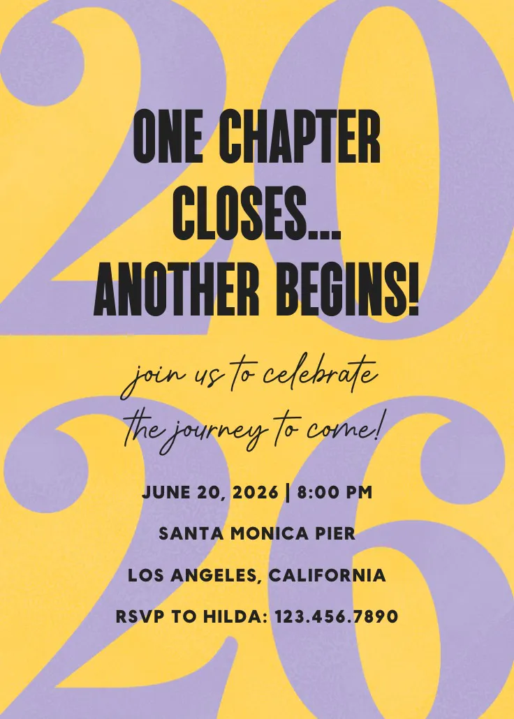 Next chapter - undangan pesta kelulusan