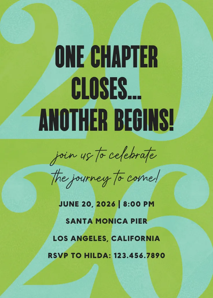 Next chapter - undangan pesta kelulusan