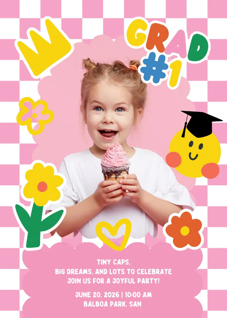 Ready for big school photo - গ্র্যাজুয়েশন পার্টির আমন্ত্রণ