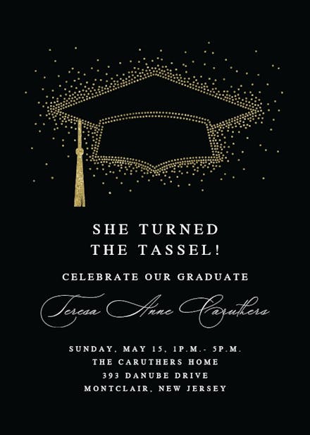 2024 Graduation Party Invitation Templates (Free) | Greetings Island