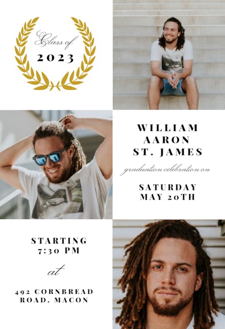 Tassel Turned - Graduation Party Invitation