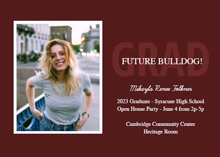 Team Spirit - Open House Invitation