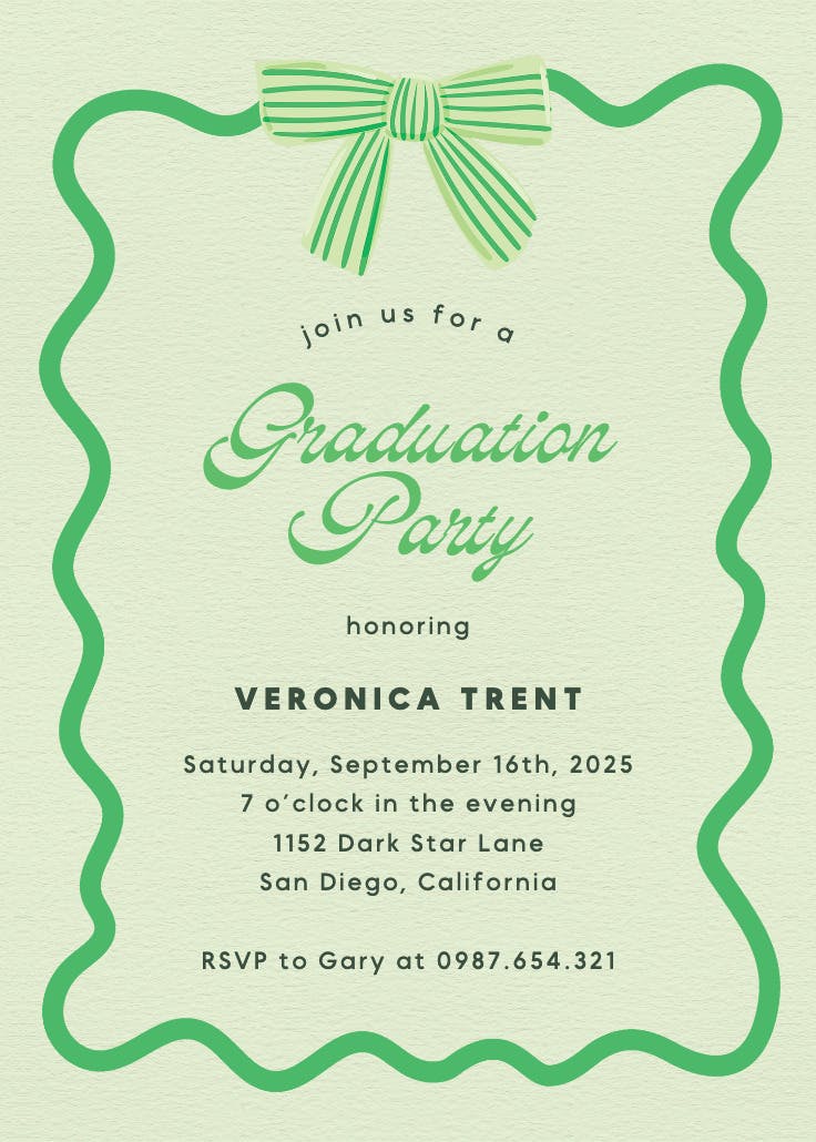 Warmer with you - graduation party invitation