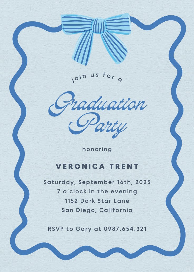 Warmer with you - graduation party invitation