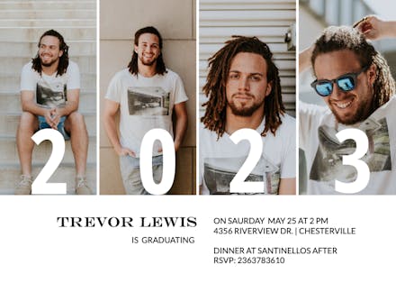 Year of the grad - Graduation Party Invitation