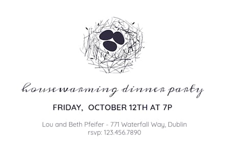 New Nest - Housewarming Invitation