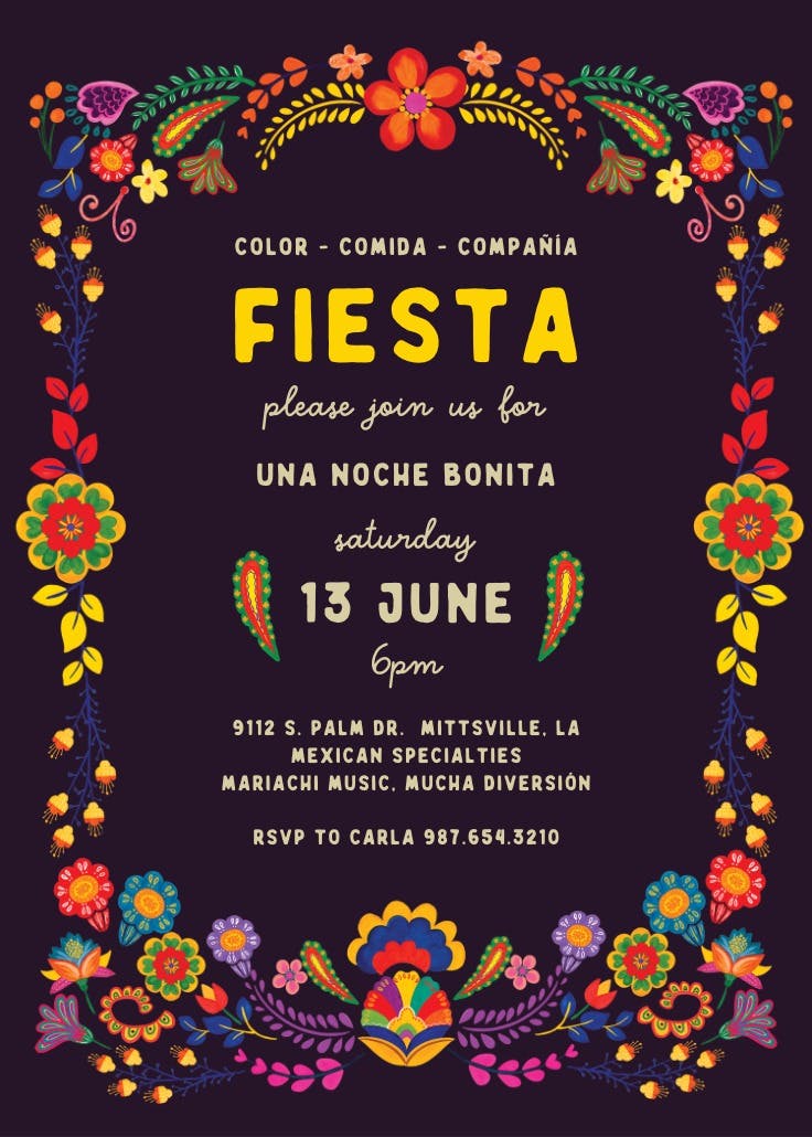 Color y luz - invitation