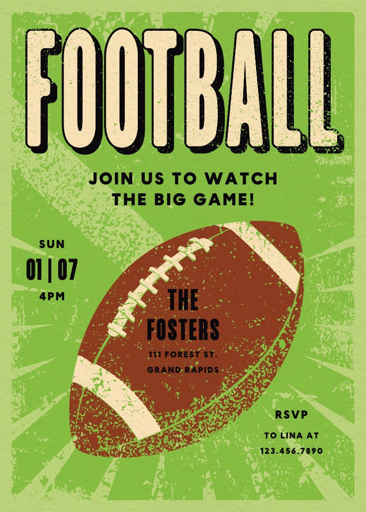 Game day filter - invitation