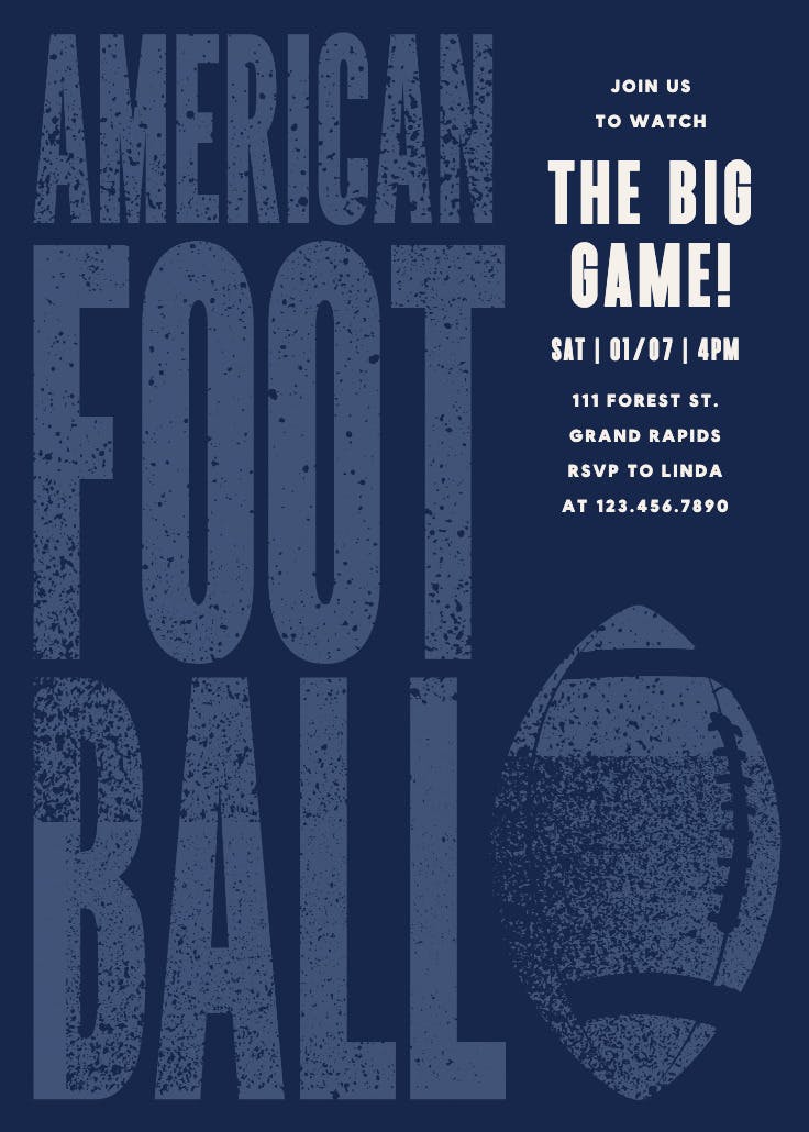 Game day filter - invitation