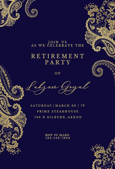 Retirement & Farewell Party Invitation Templates (Free) | Greetings Island Retirement & Farewell Party Invitation Templates (Free) | Greetings Island