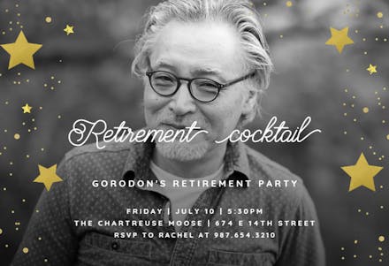 Let’s roll! - Retirement & Farewell Party Invitation