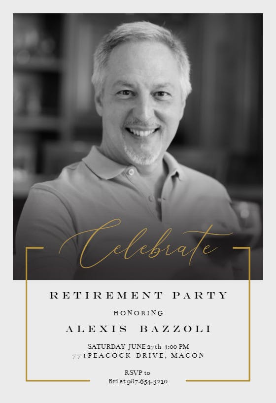 New era - retirement & farewell party invitation