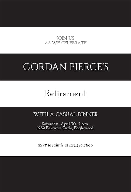 Newly Minted - Retirement & Farewell Party Invitation