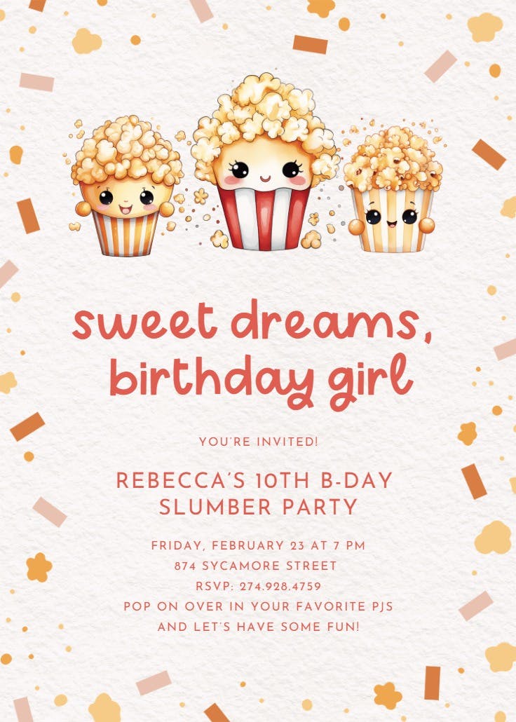 Cute kernels - invitation