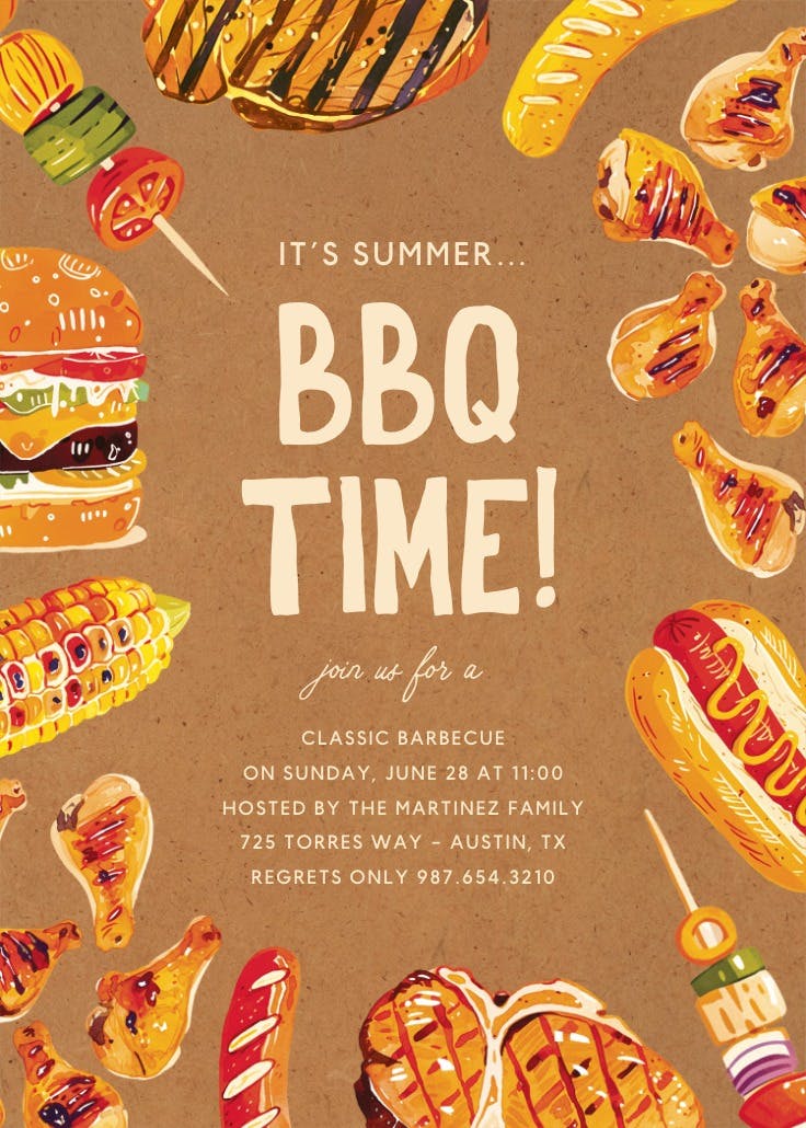 Best of summer - invitation