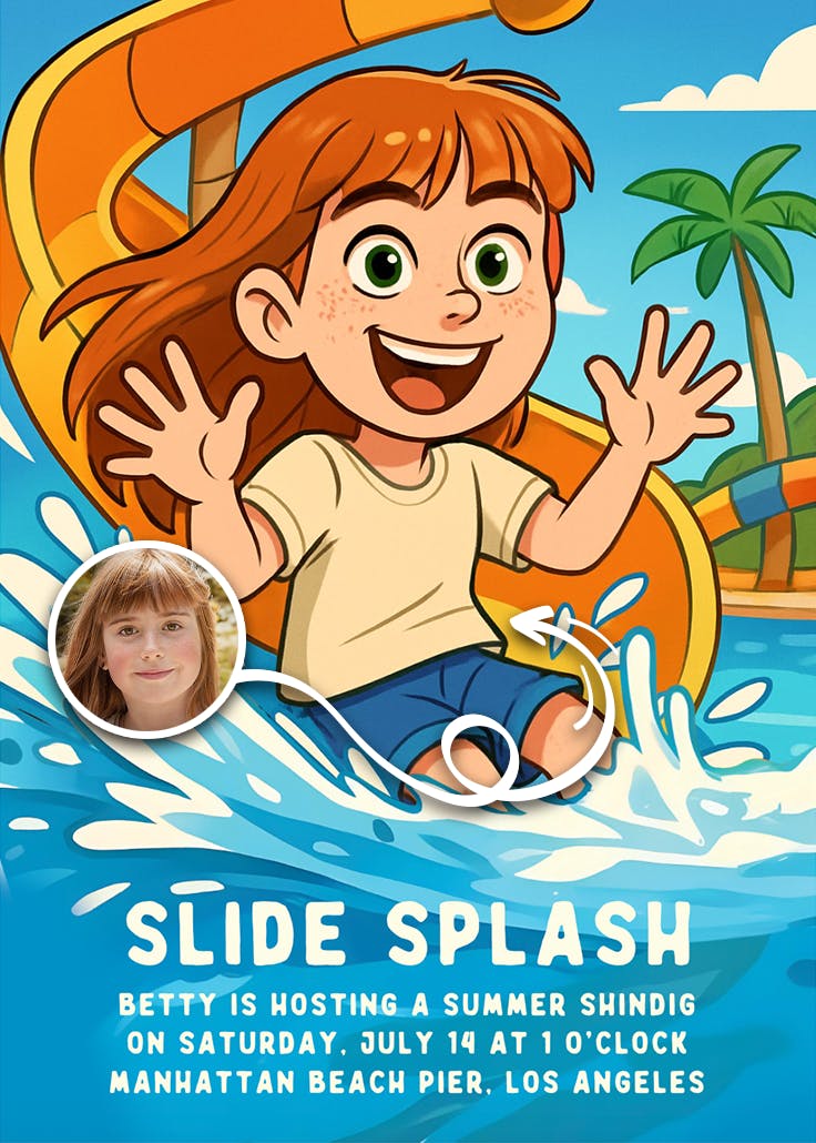 Slide splash - invitation