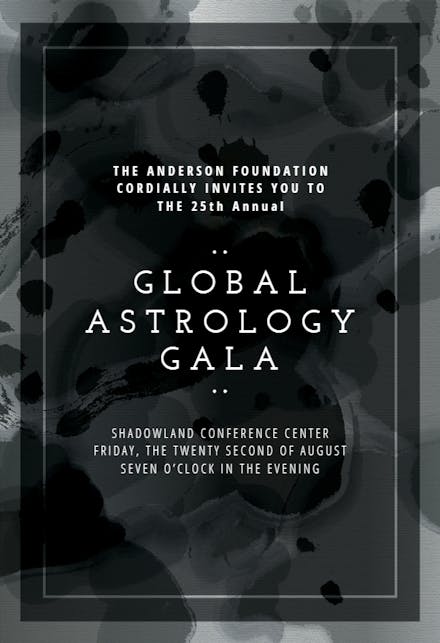 Artsy Design - Business Event Invitation