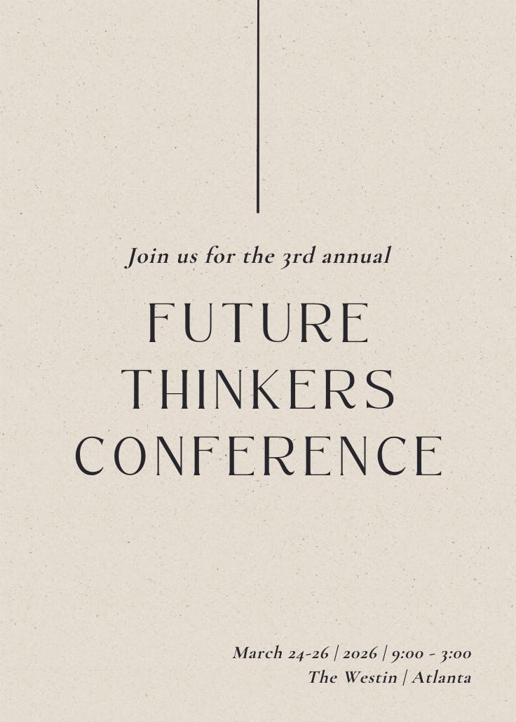 Corporate sleek - invitación para fiesta