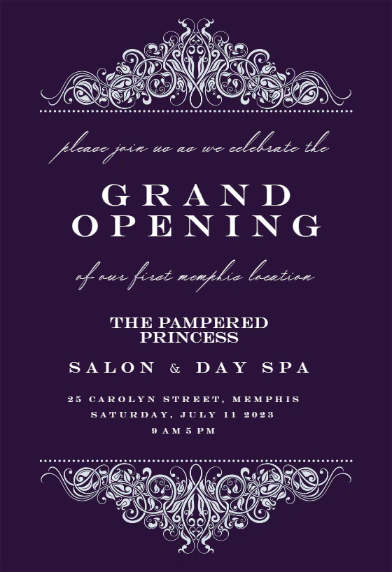 Formal Ornate - Business Event Invitation Template | Greetings Island