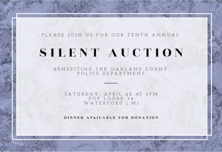 Gray Marble - Business Event Invitation