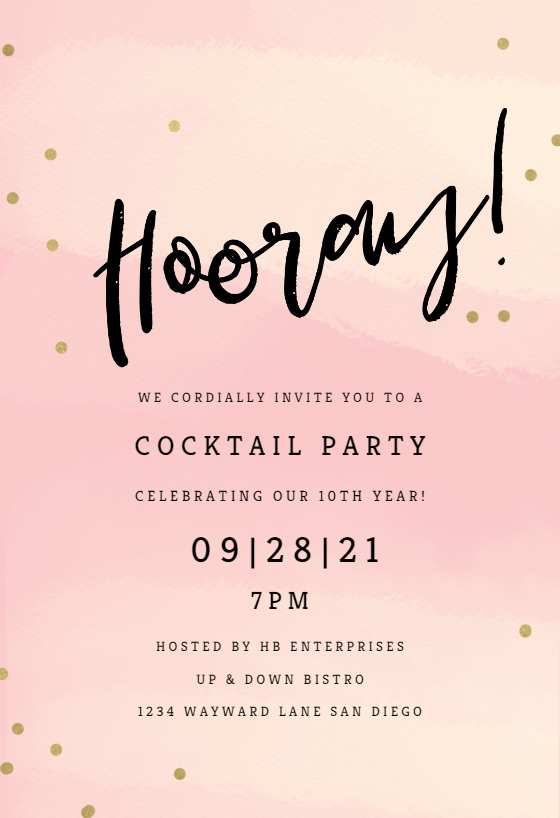 Business Event Invitation Templates (Free) | Greetings Island