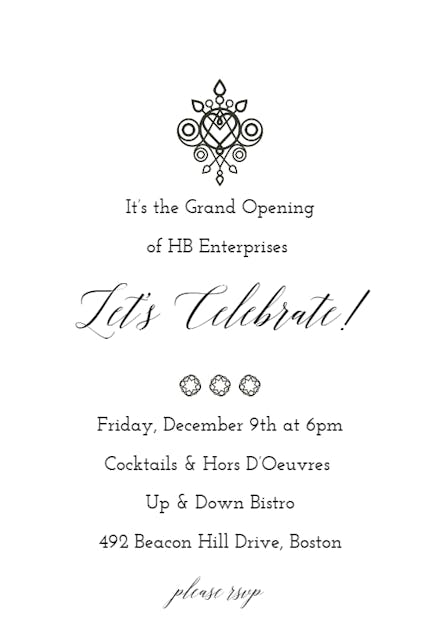 Oriental - Business Event Invitation